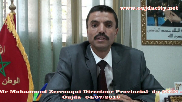 محمد ألرزوقي المدير التربوي لمديرية وجدة انكاد يتحدث عن حصيلة الموسم الدراسي 2015/2016 VIDEO